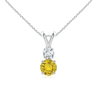 Round AAAA Yellow Sapphire