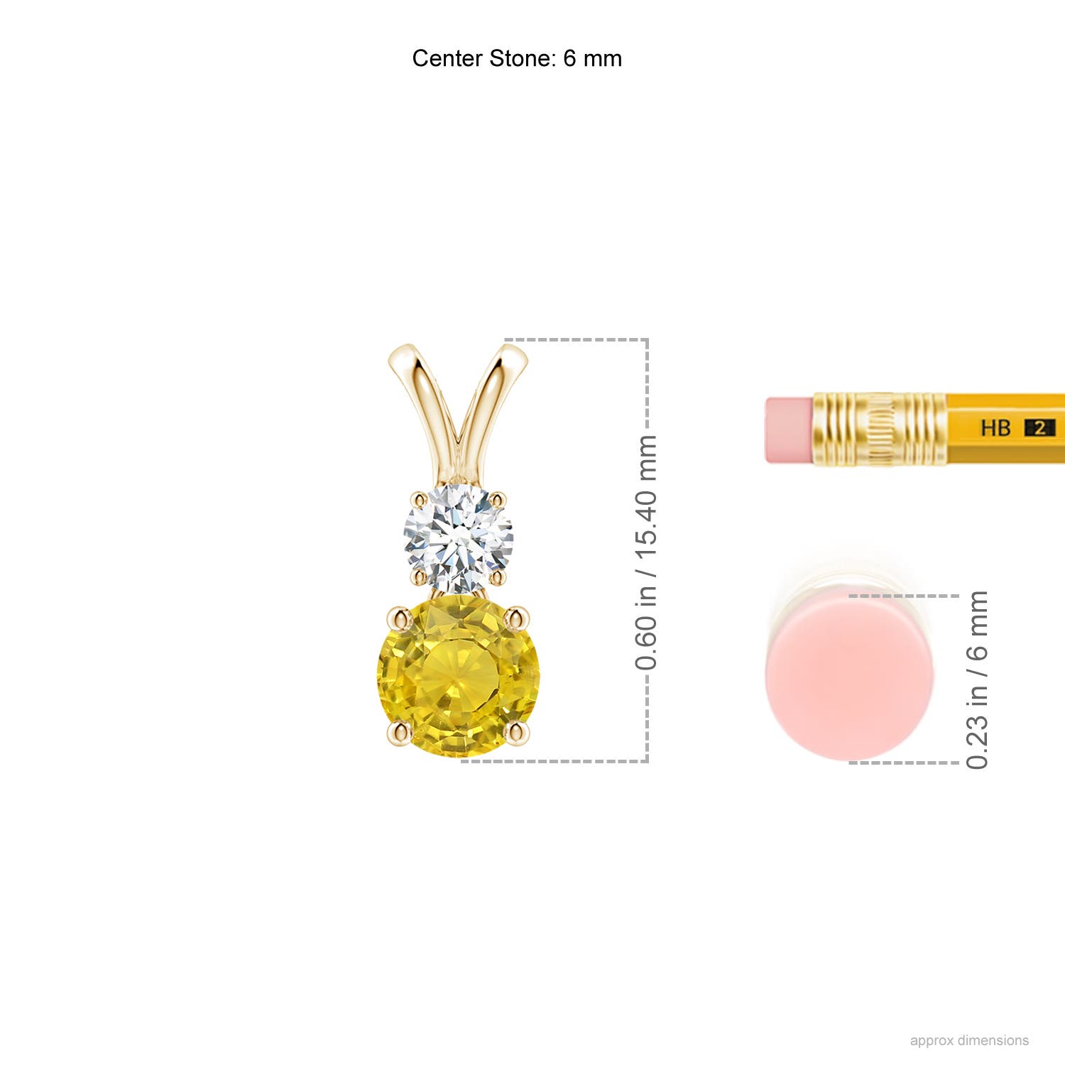 AAA - Yellow Sapphire / 1.23 CT / 14 KT Yellow Gold