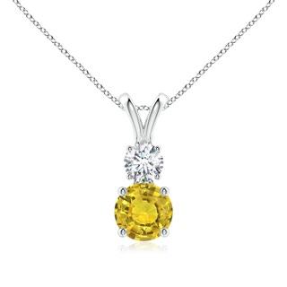 Round AAAA Yellow Sapphire