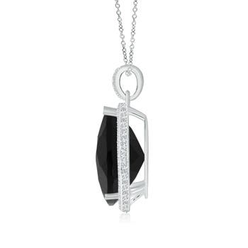 AAA - Black Onyx / 34.05 CT / 14 KT White Gold