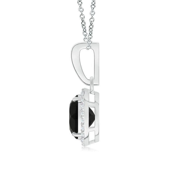 AAA - Black Onyx / 2.21 CT / 14 KT White Gold