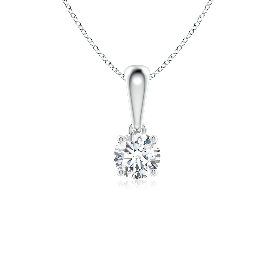 4.1mm GVS2 Classic Round Diamond Solitaire Pendant in P950 Platinum 
