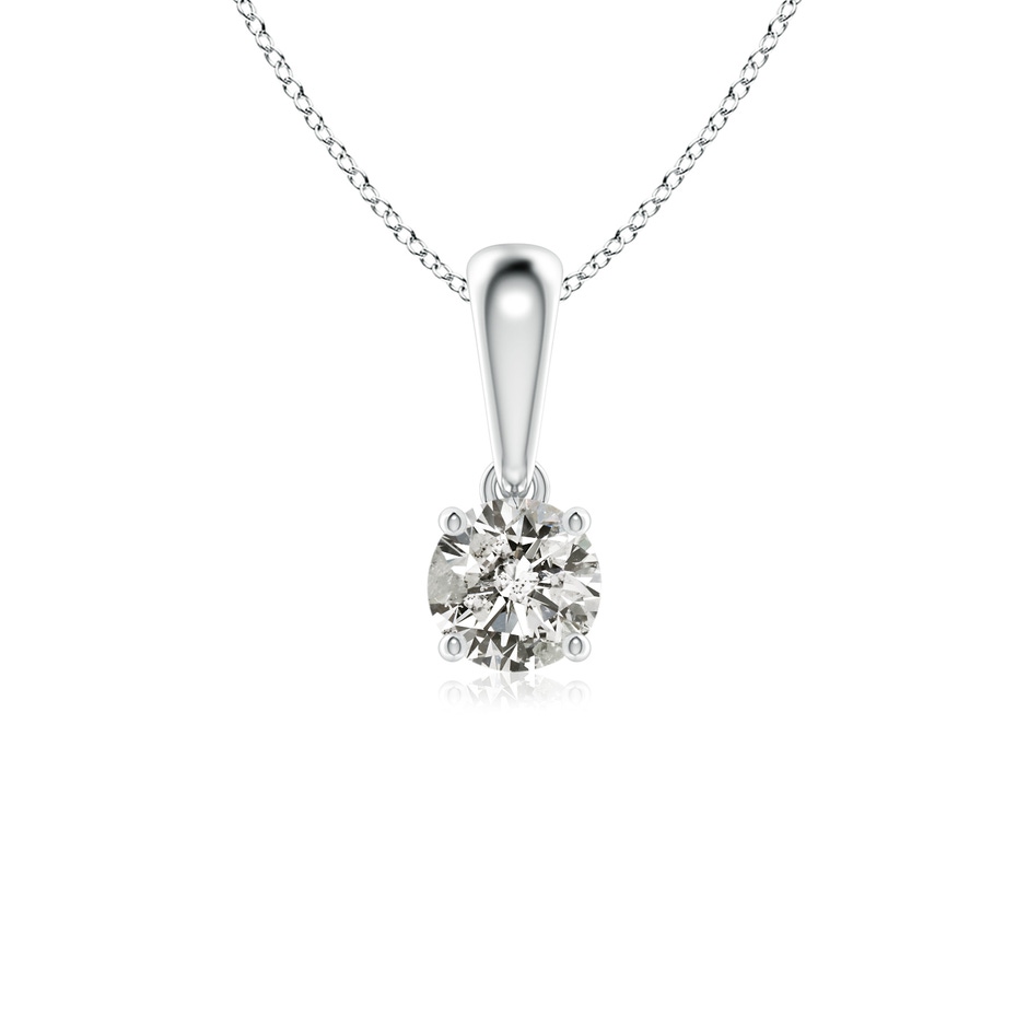 4.1mm KI3 Classic Round Diamond Solitaire Pendant in P950 Platinum 