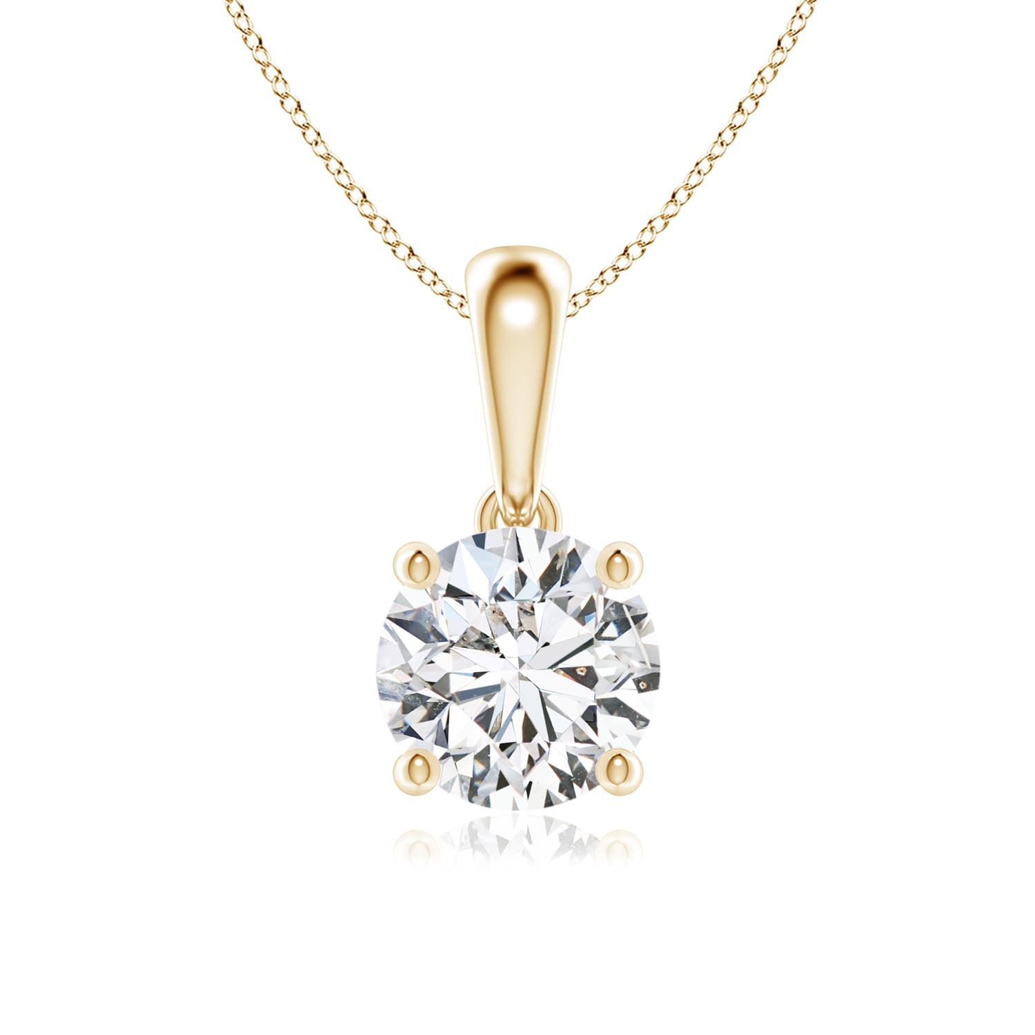 H, SI2 / 1.03 CT / 14 KT Yellow Gold