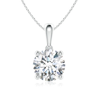 7.4mm GVS2 Classic Round Diamond Solitaire Pendant in P950 Platinum