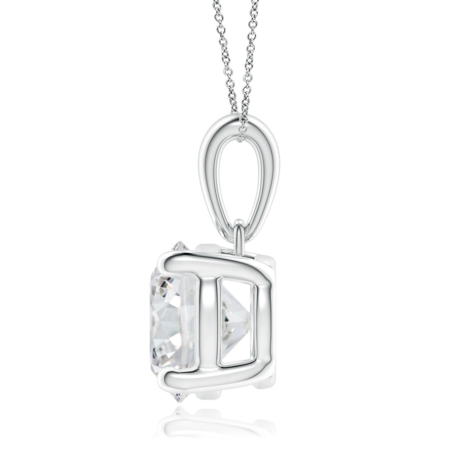 8mm HSI2 Classic Round Diamond Solitaire Pendant in P950 Platinum side 199