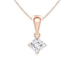 Princess Lab Grown Diamond Classic Necklaces & Pendants