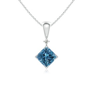 Princess AAA Enhanced Blue Diamond