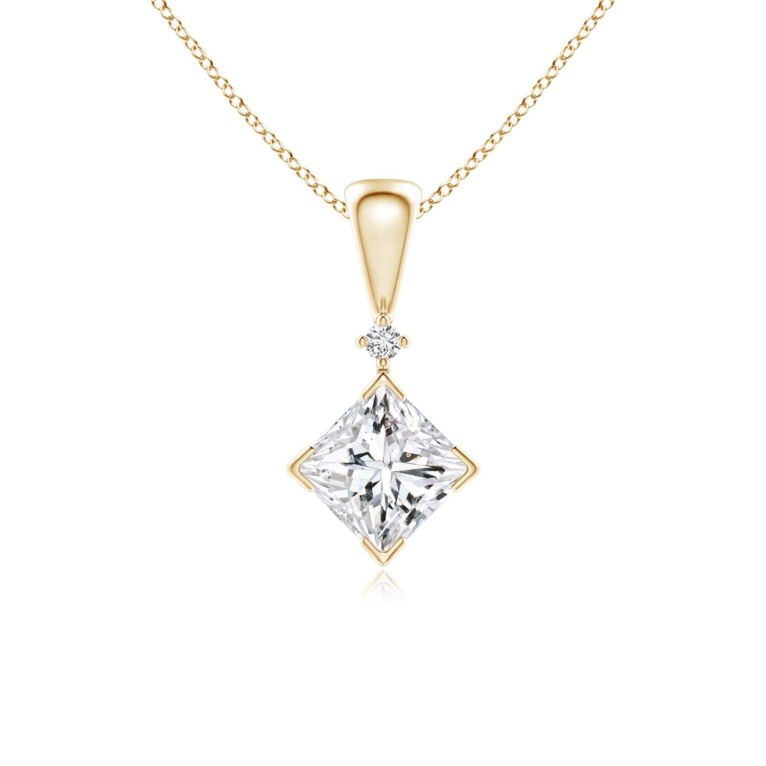 H, SI2 / 0.51 CT / 14 KT Yellow Gold