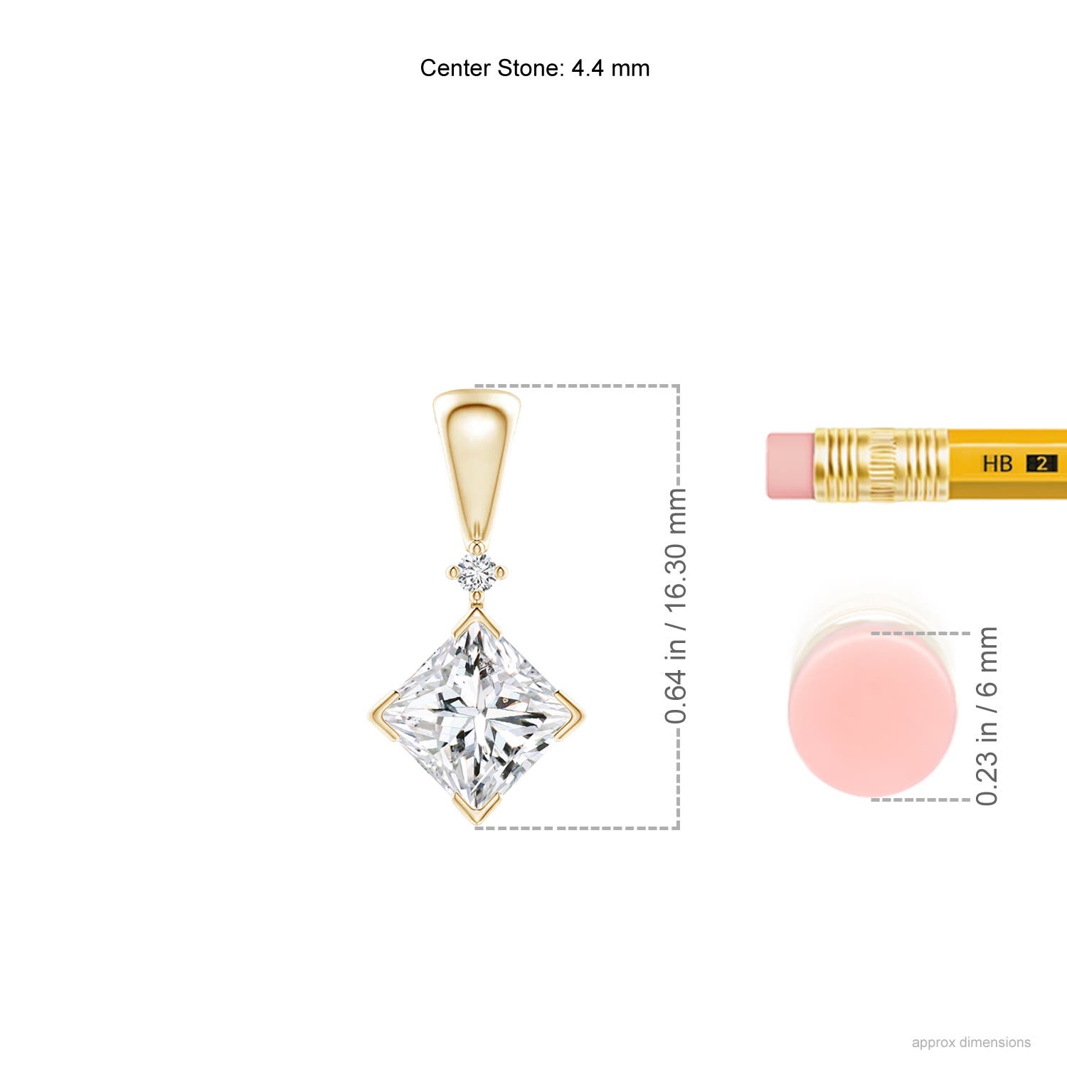 H, SI2 / 0.51 CT / 14 KT Yellow Gold