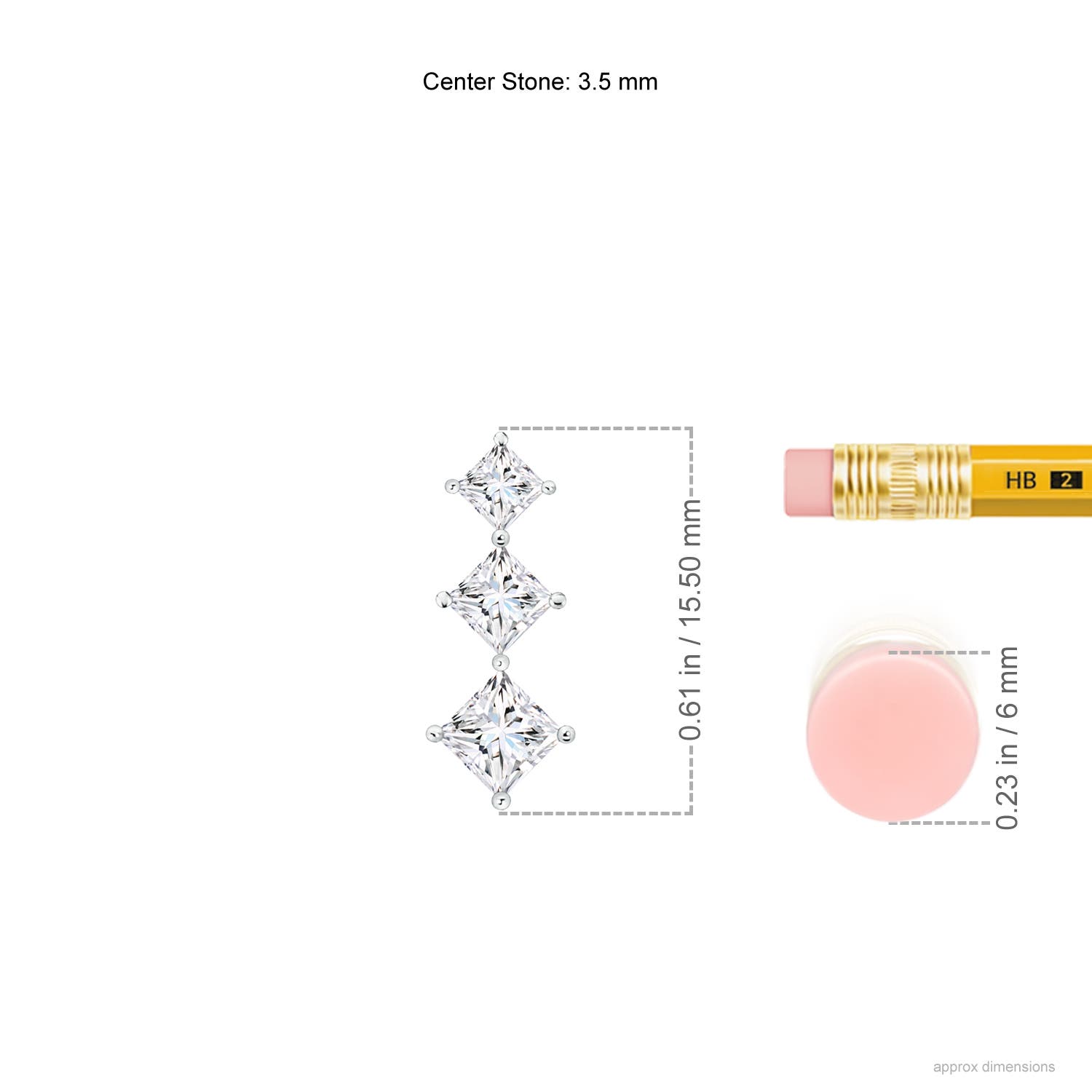 G, VS2 / 0.51 CT / 14 KT White Gold