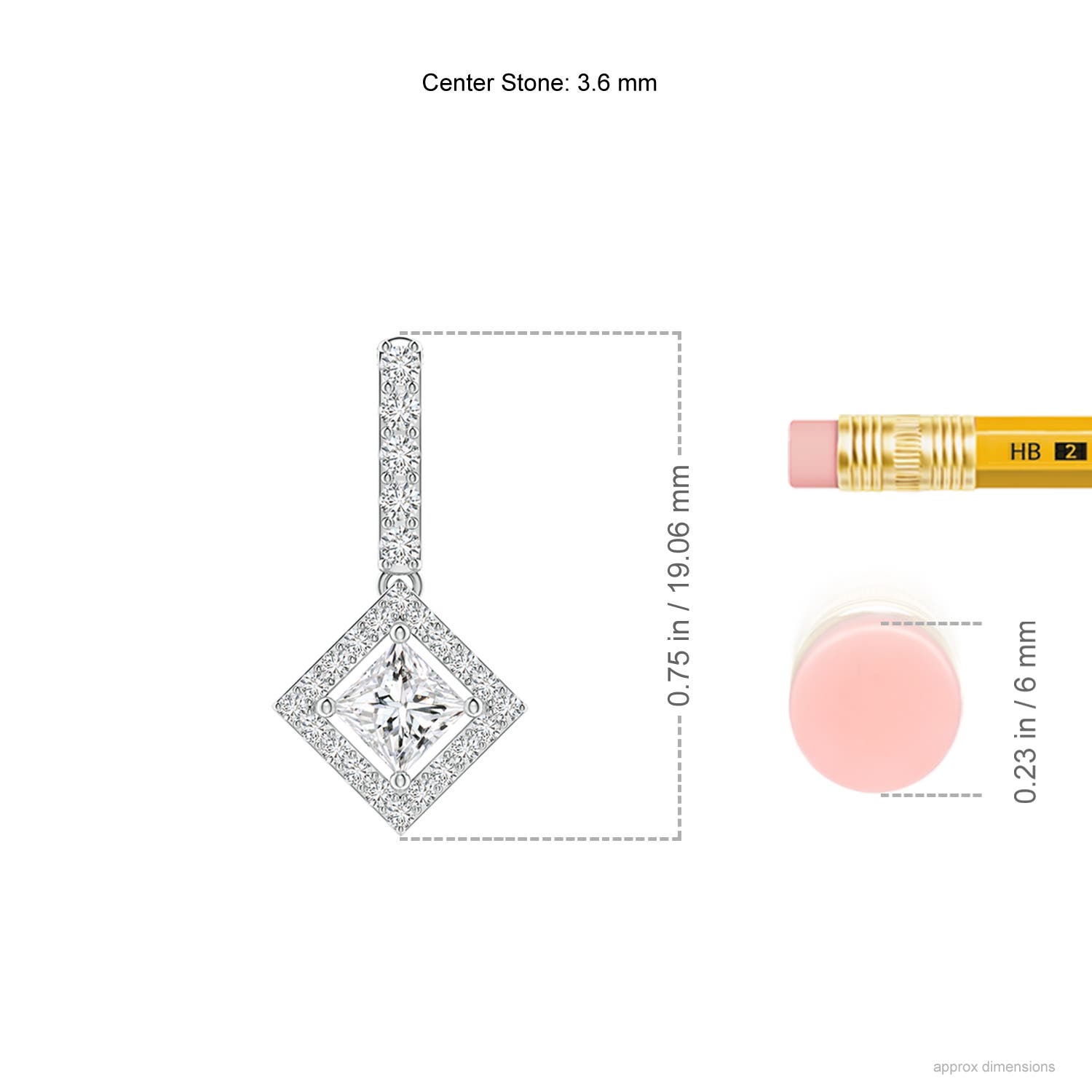 H, SI2 / 0.39 CT / 14 KT White Gold