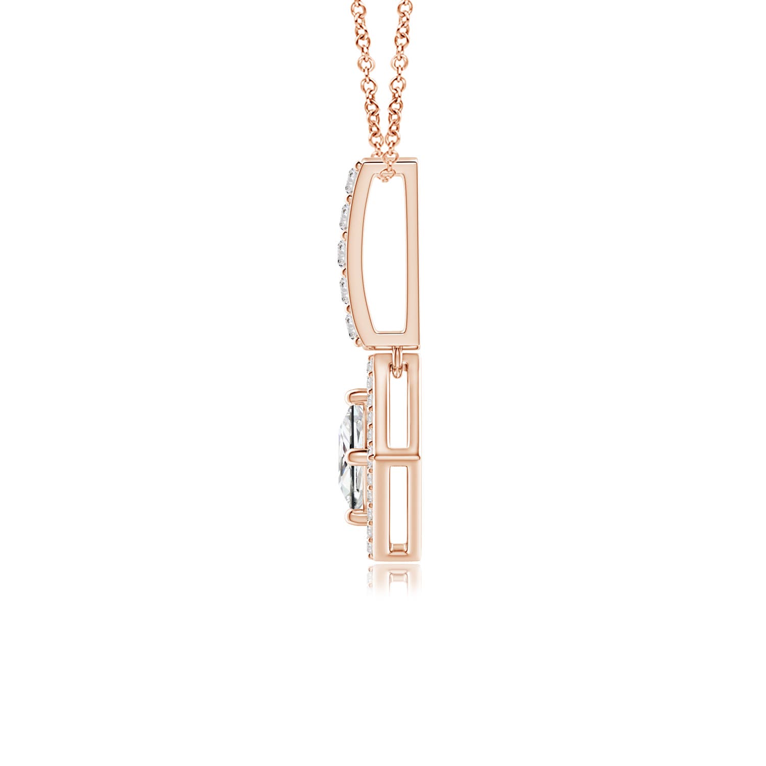 I-J, I1-I2 / 0.39 CT / 14 KT Rose Gold