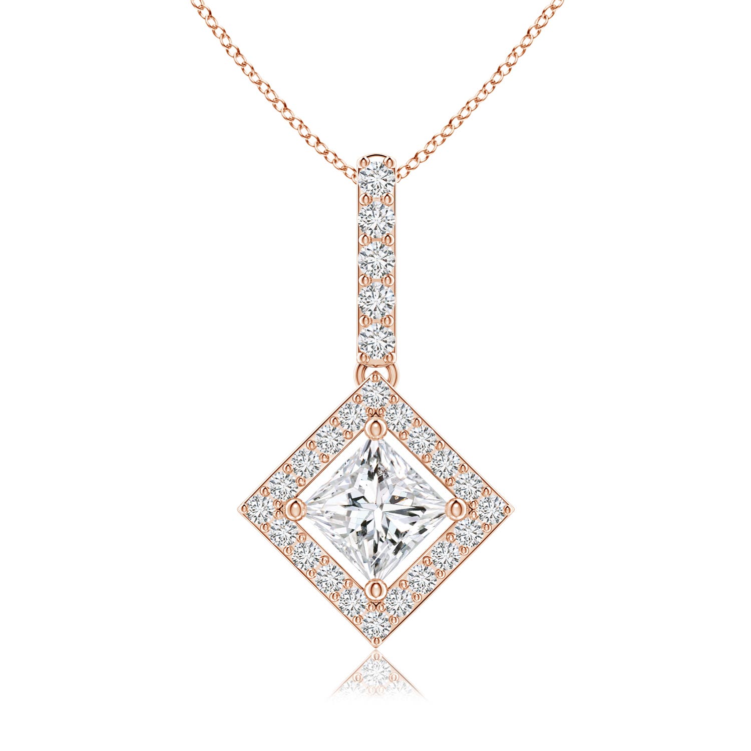 H, SI2 / 1.01 CT / 14 KT Rose Gold