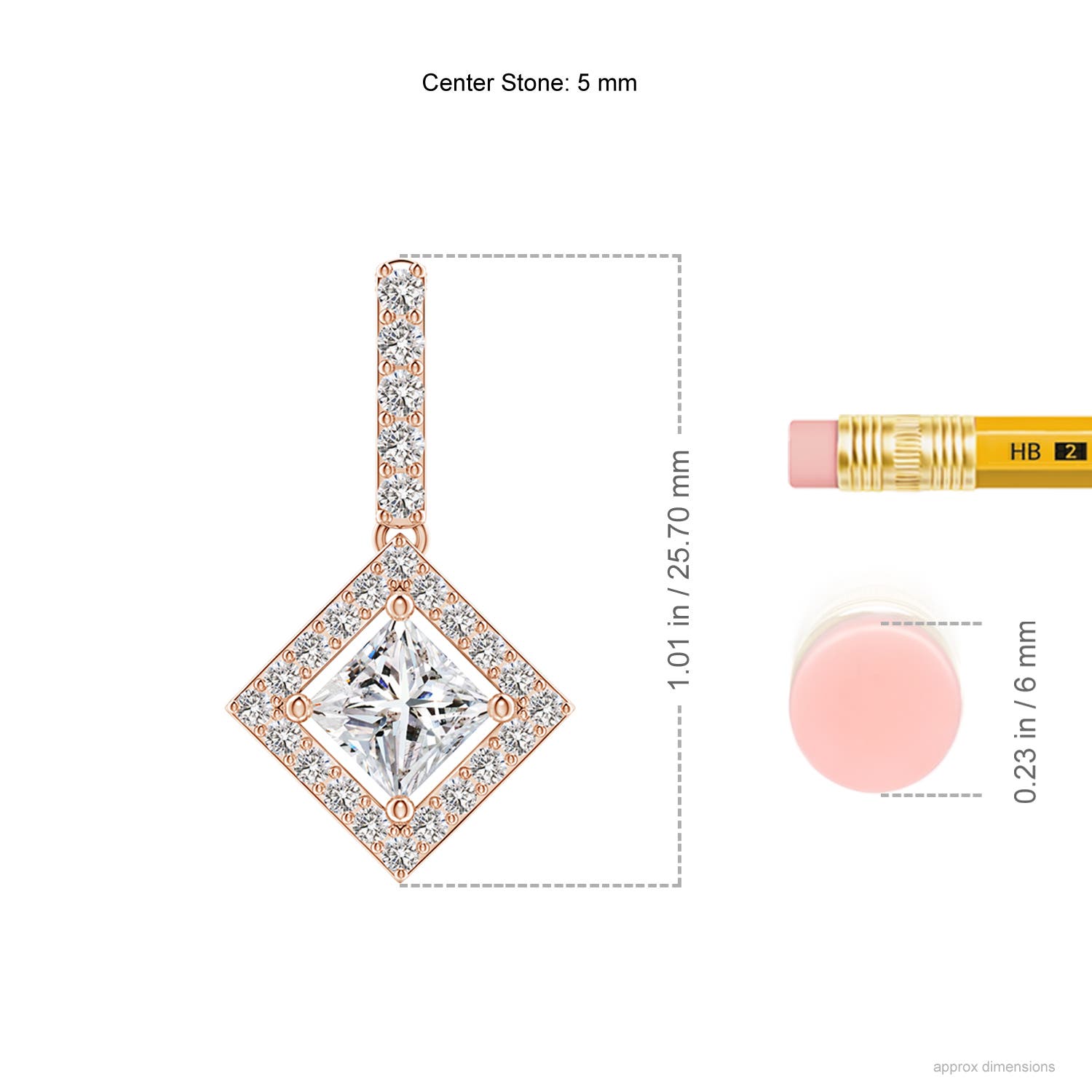 I-J, I1-I2 / 1.01 CT / 14 KT Rose Gold