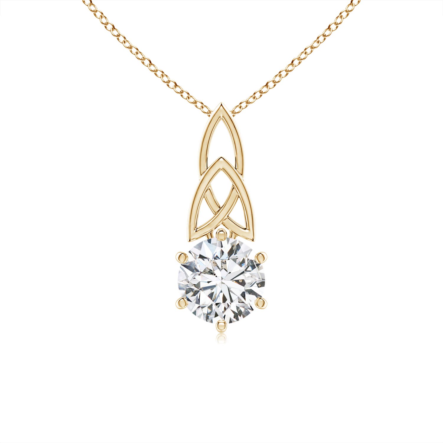 H, SI2 / 1.03 CT / 14 KT Yellow Gold