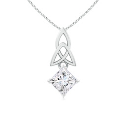 Princess Lab Grown Diamond Fashion Necklaces & Pendants