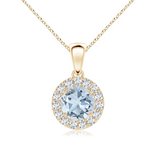 Round A Aquamarine