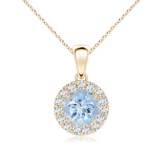 Round AA Aquamarine