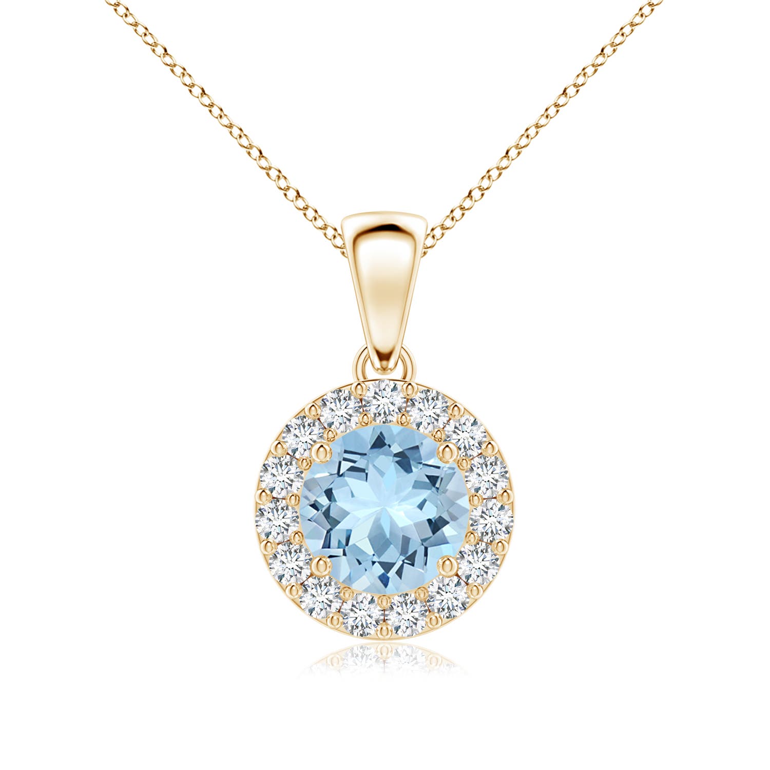 AAA - Aquamarine / 0.93 CT / 14 KT Yellow Gold