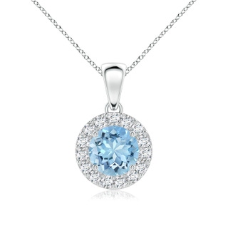 Round AAAA Aquamarine