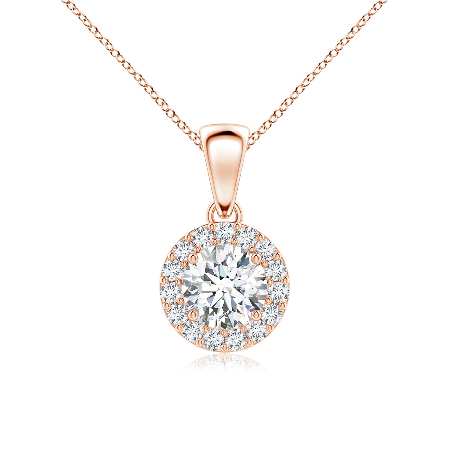 G, VS2 / 0.76 CT / 14 KT Rose Gold