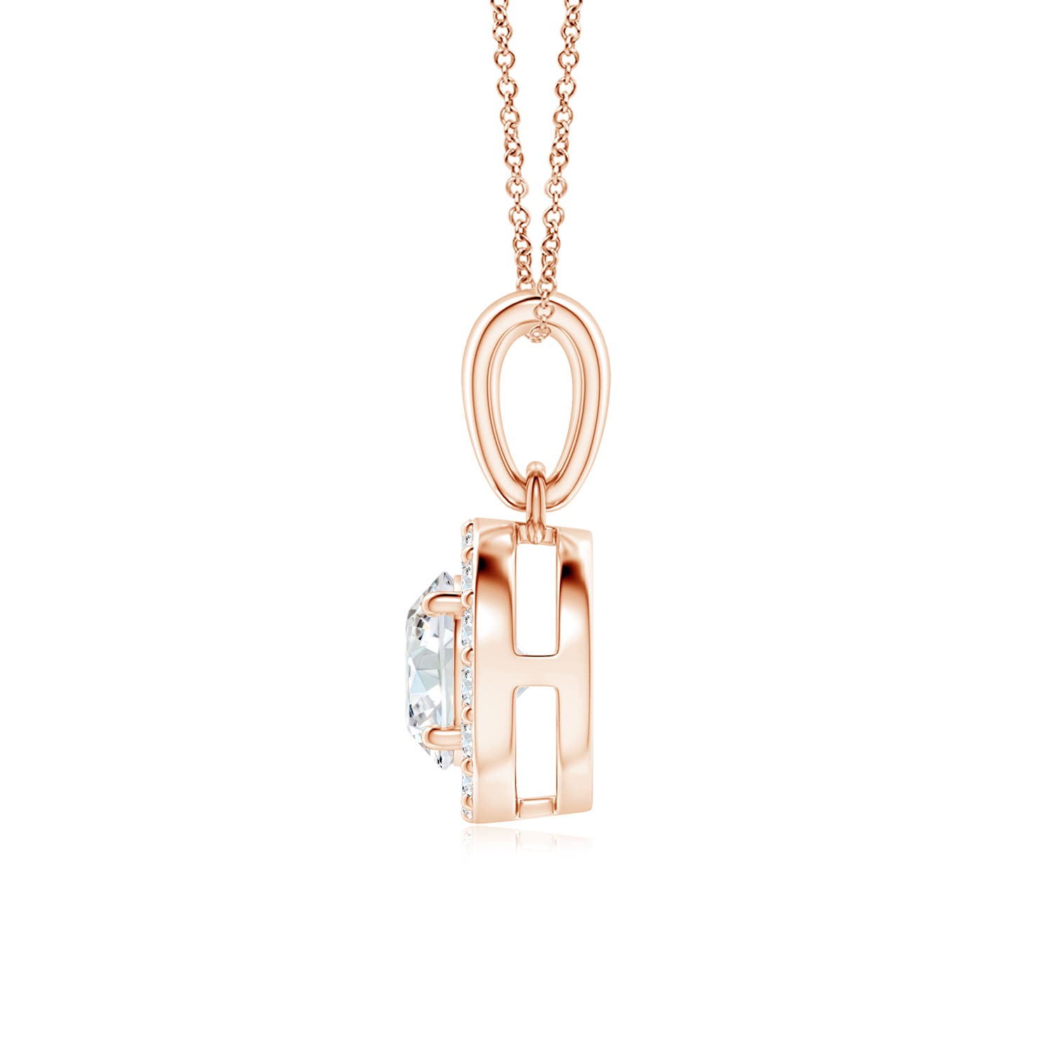 G, VS2 / 0.76 CT / 14 KT Rose Gold