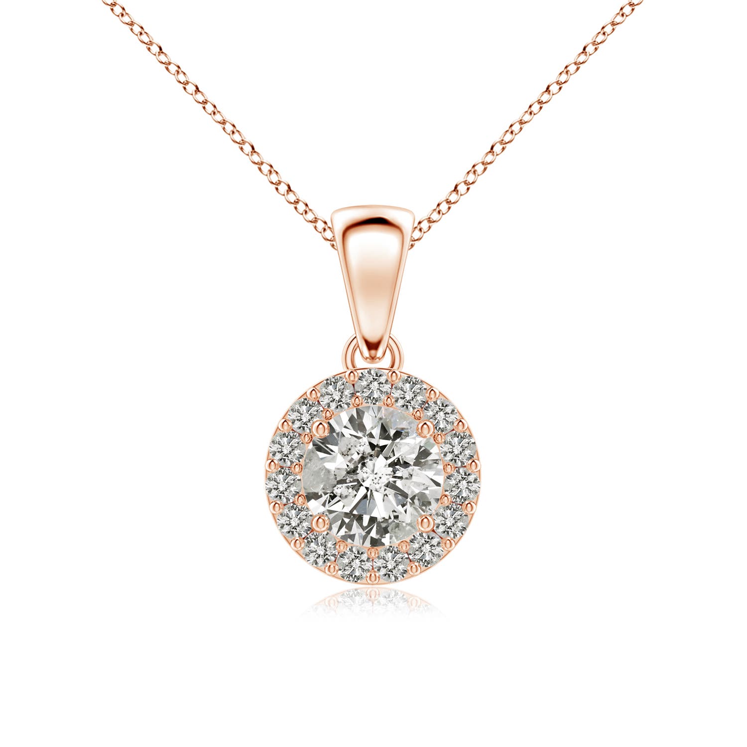 K, I3 / 0.76 CT / 14 KT Rose Gold