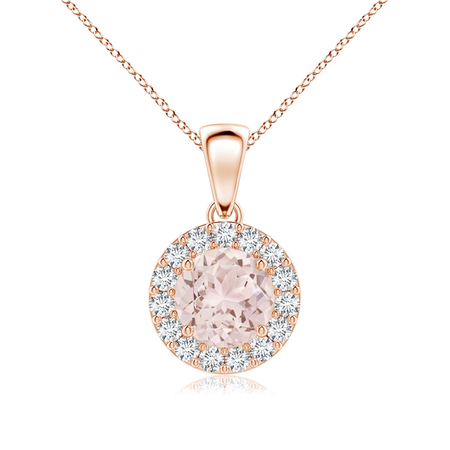 A - Morganite / 0.91 CT / 14 KT Rose Gold