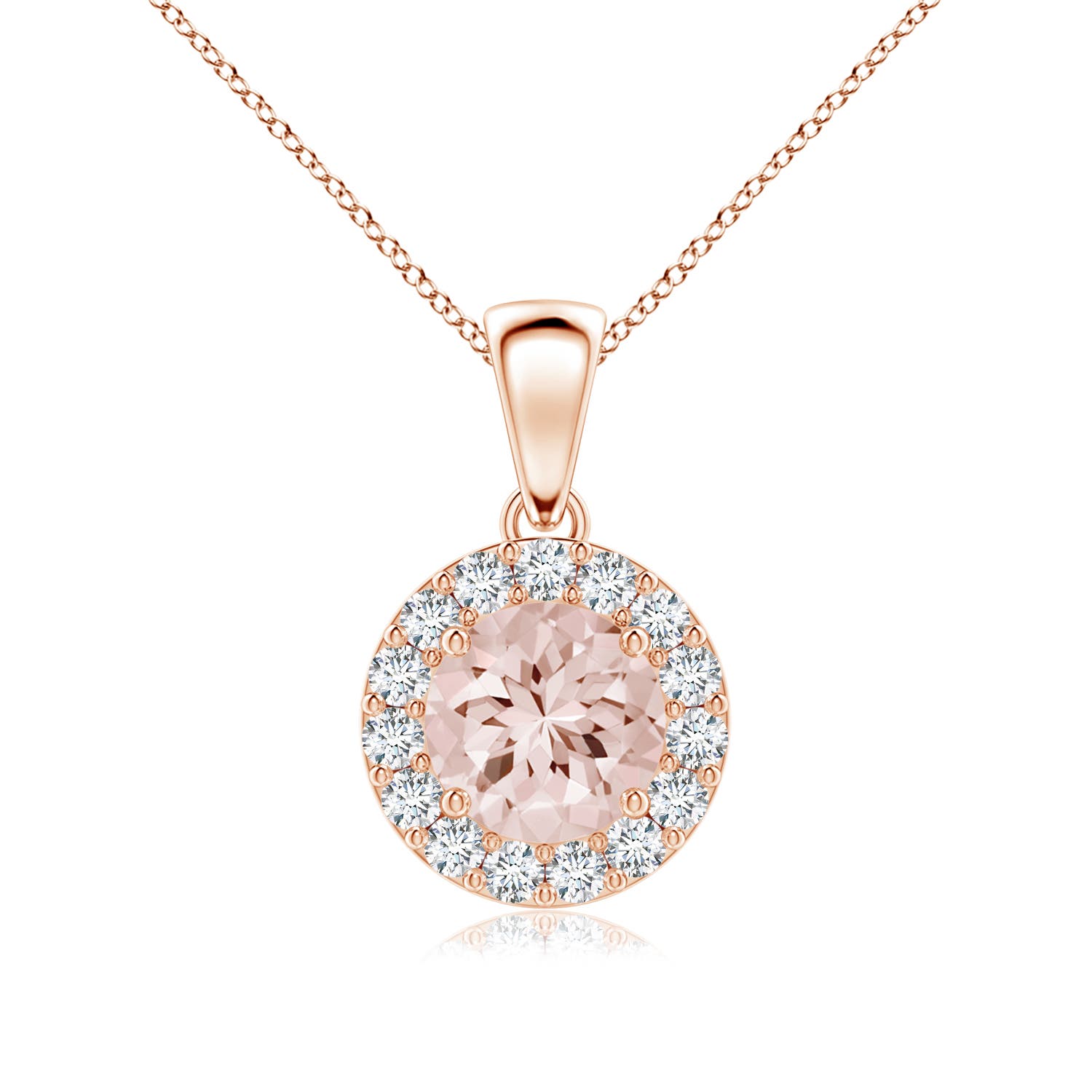 AA - Morganite / 0.91 CT / 14 KT Rose Gold