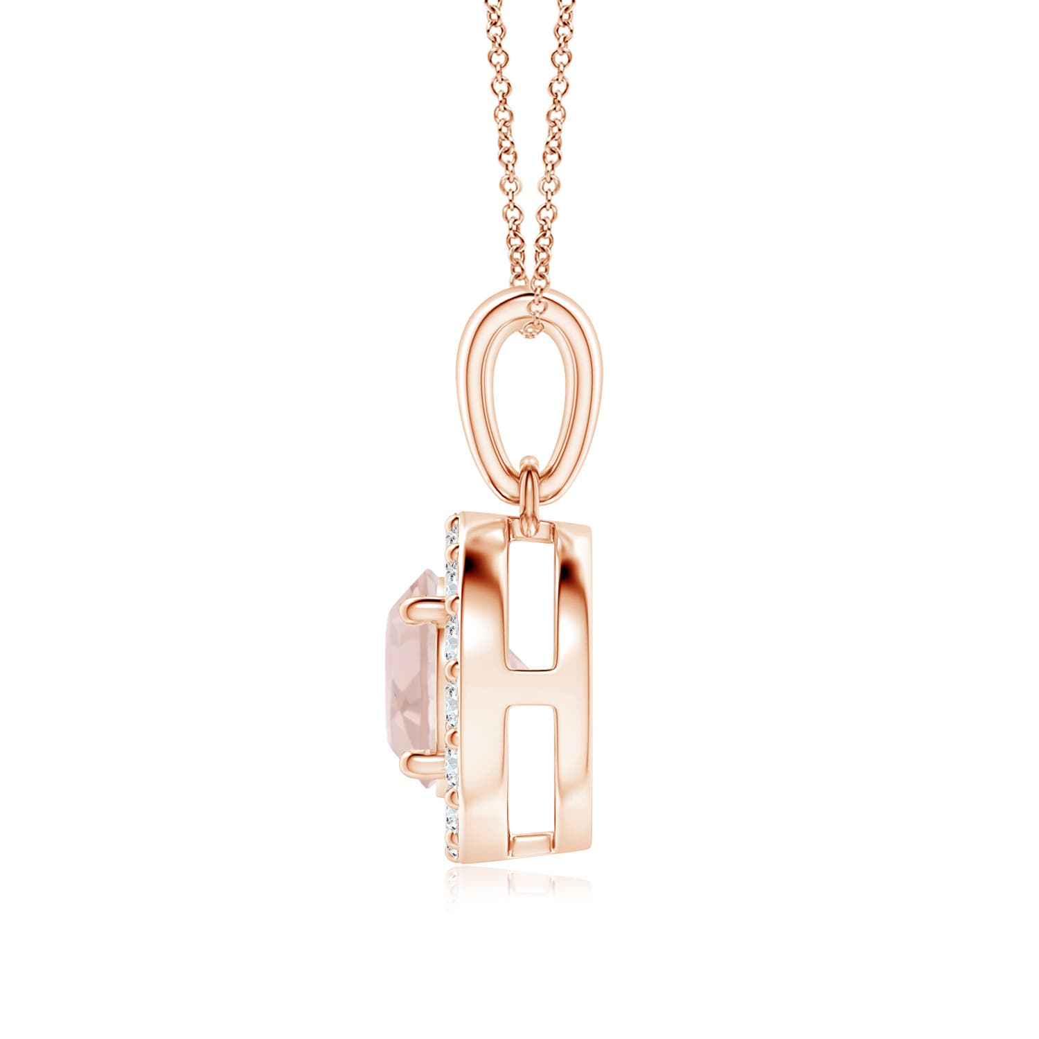 AA - Morganite / 0.91 CT / 14 KT Rose Gold