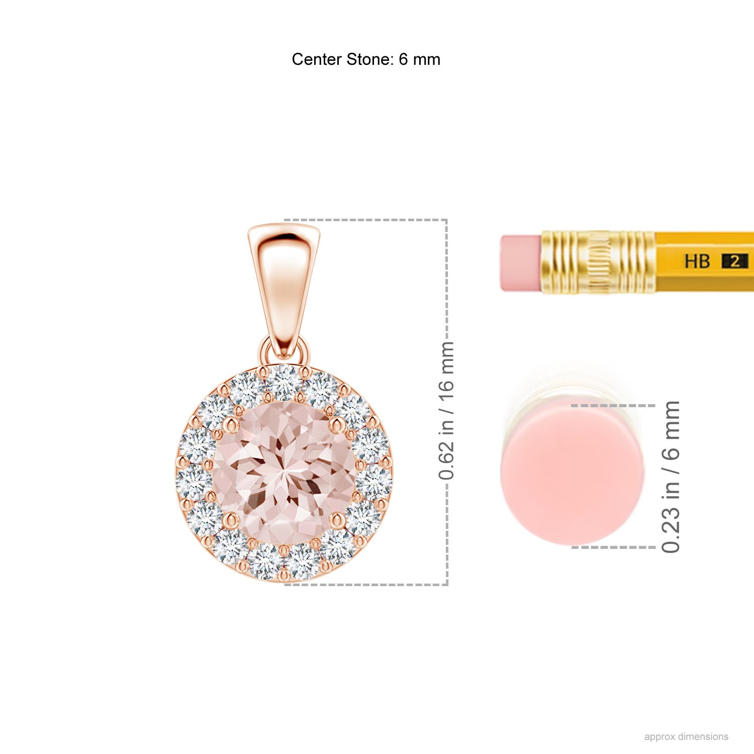 AA - Morganite / 0.91 CT / 14 KT Rose Gold