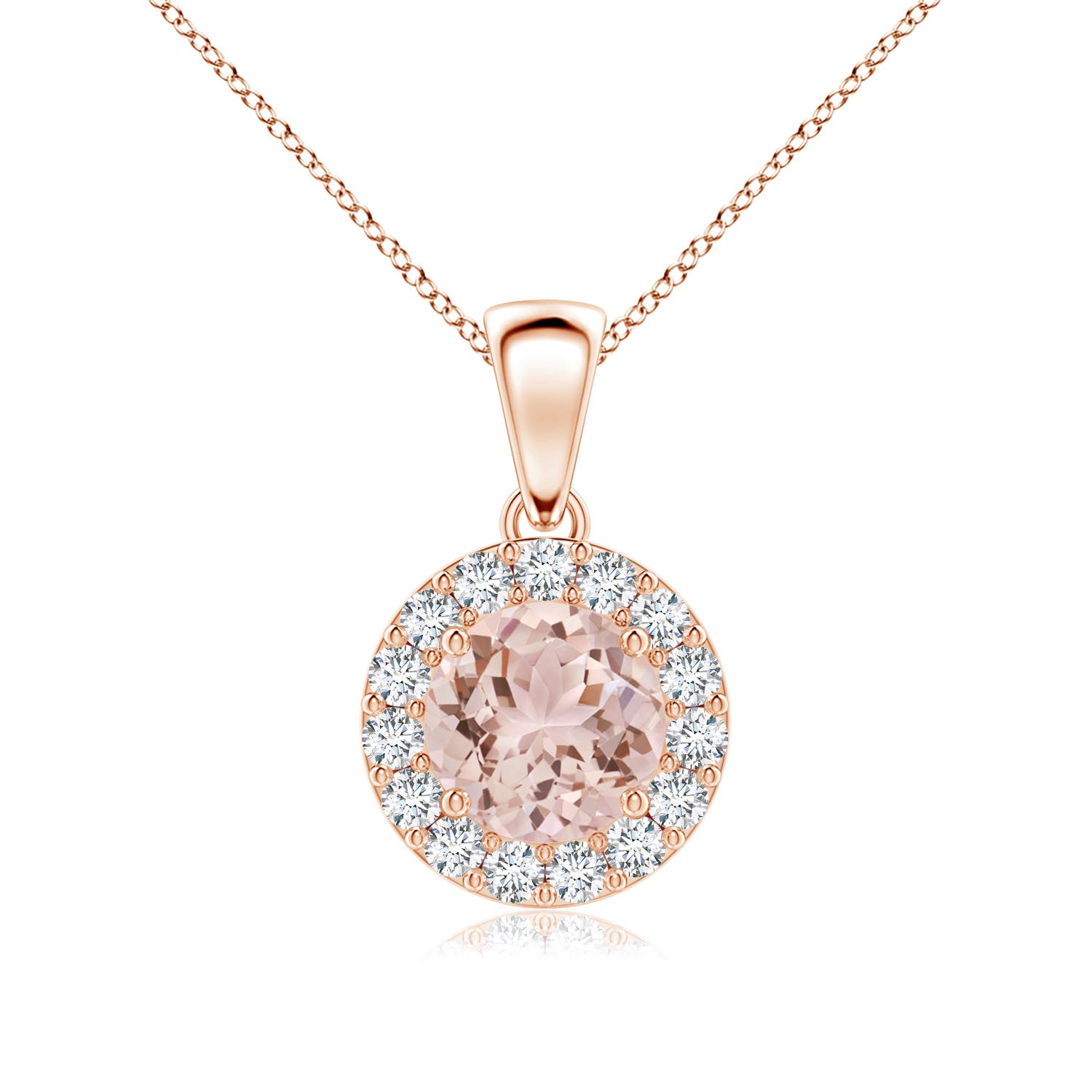 AAA - Morganite / 0.91 CT / 14 KT Rose Gold