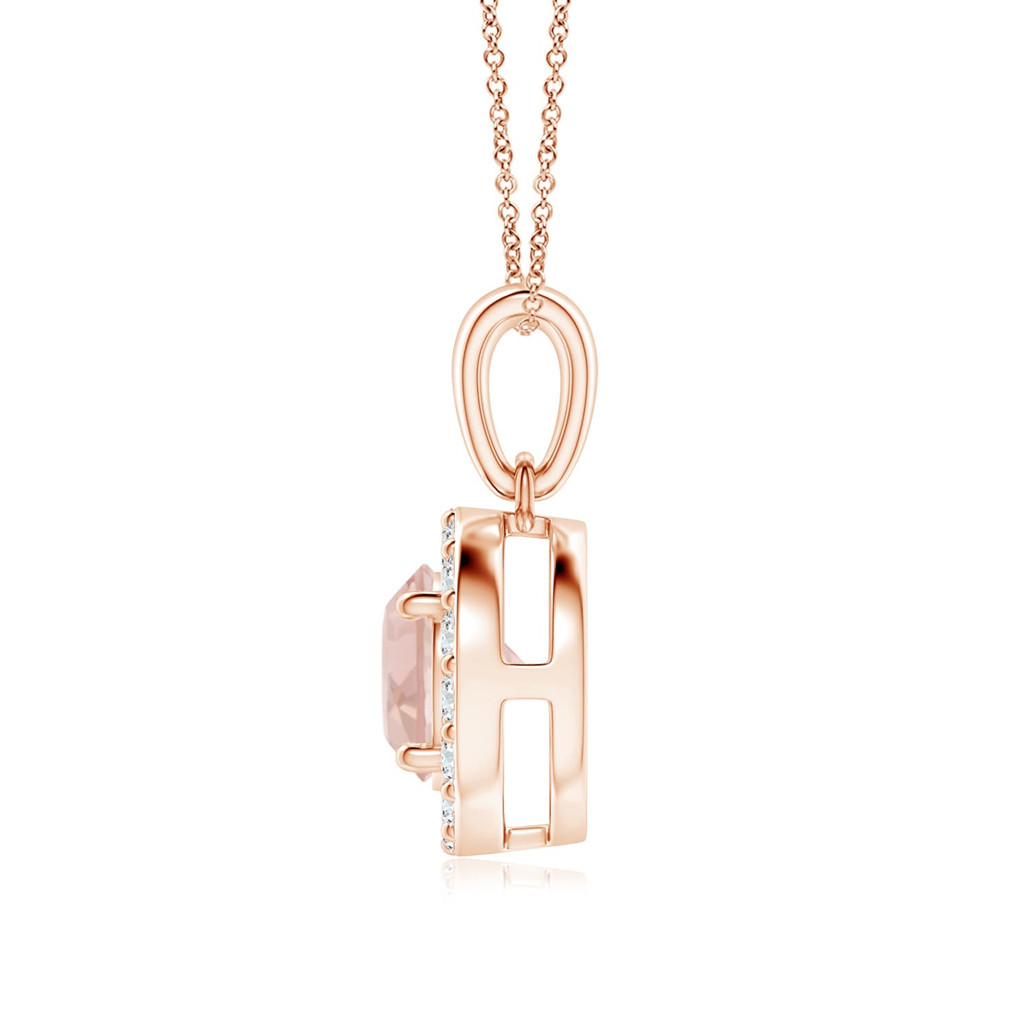 AAA - Morganite / 0.91 CT / 14 KT Rose Gold