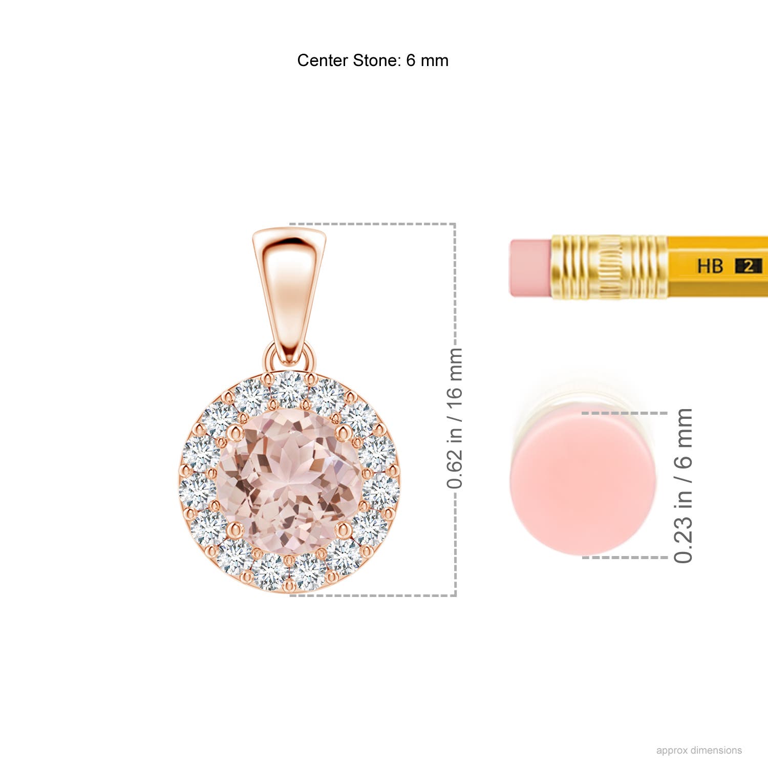 AAA - Morganite / 0.91 CT / 14 KT Rose Gold