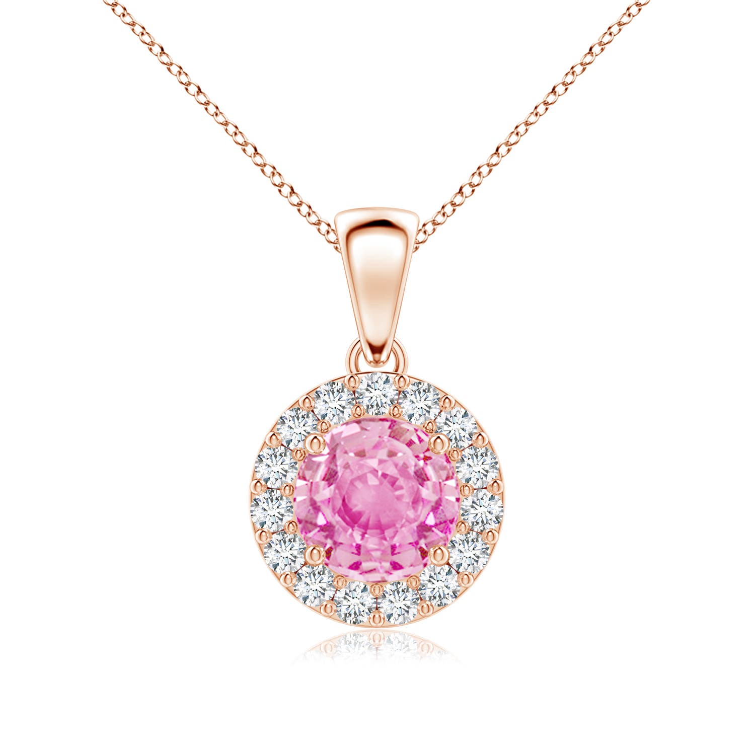 A - Pink Sapphire / 1.21 CT / 14 KT Rose Gold