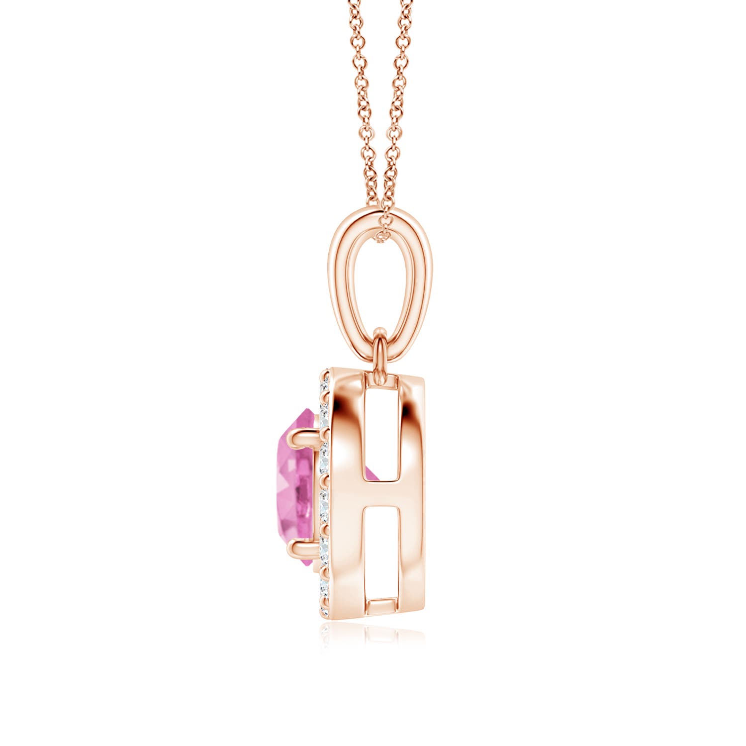 A - Pink Sapphire / 1.21 CT / 14 KT Rose Gold