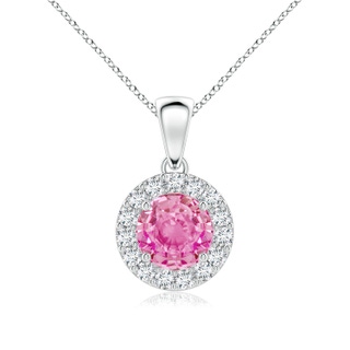 Round AA Pink Sapphire