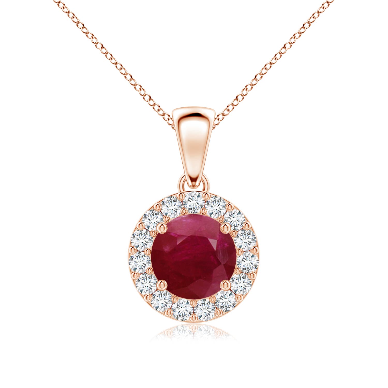 A - Ruby / 1.21 CT / 14 KT Rose Gold