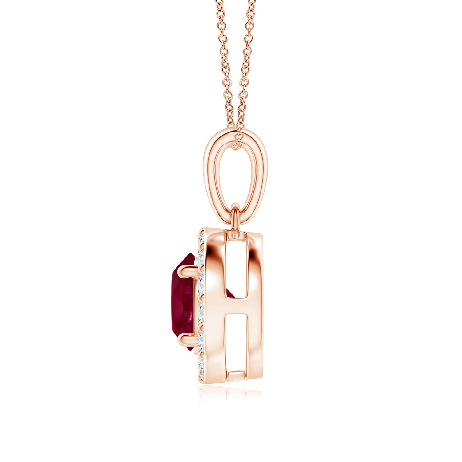 A - Ruby / 1.21 CT / 14 KT Rose Gold