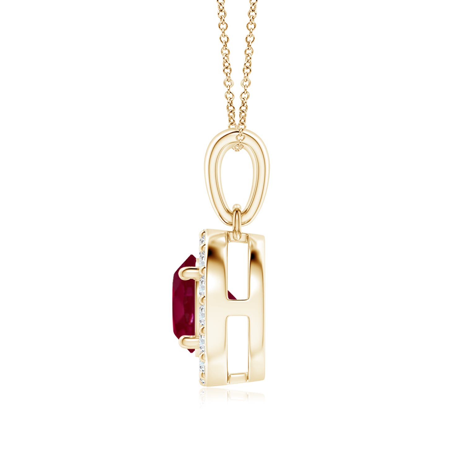 A - Ruby / 1.21 CT / 14 KT Yellow Gold