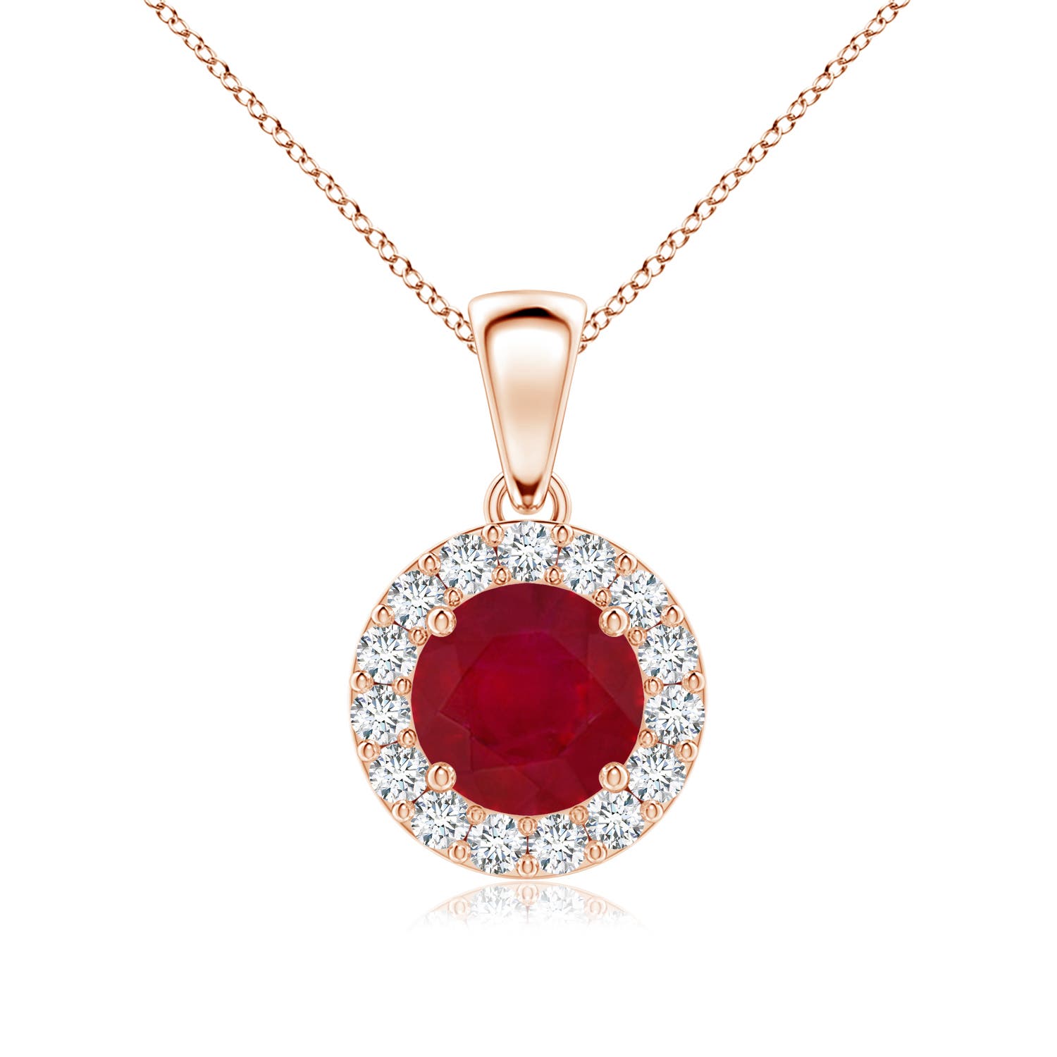 AA - Ruby / 1.21 CT / 14 KT Rose Gold