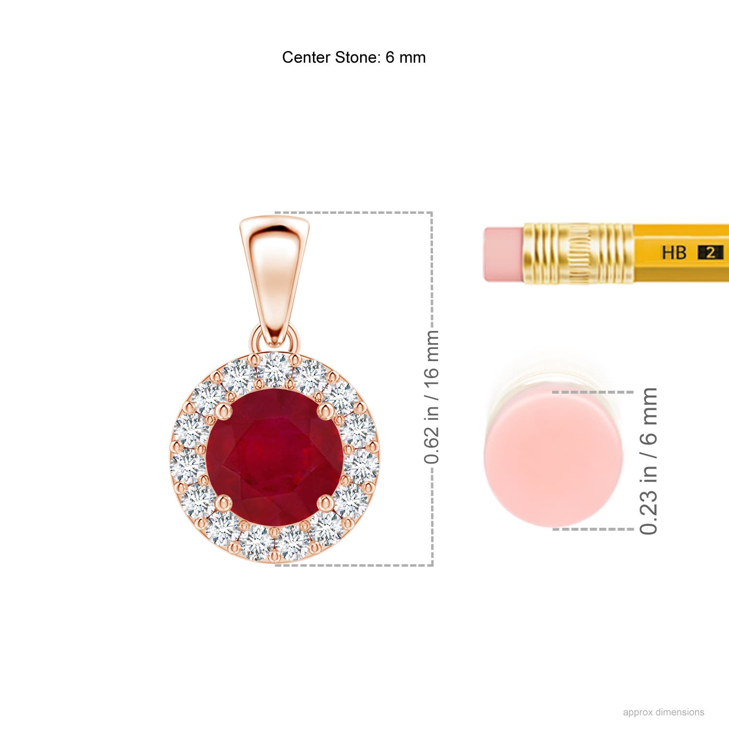 AA - Ruby / 1.21 CT / 14 KT Rose Gold