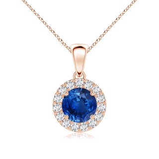 Round AAA Blue Sapphire
