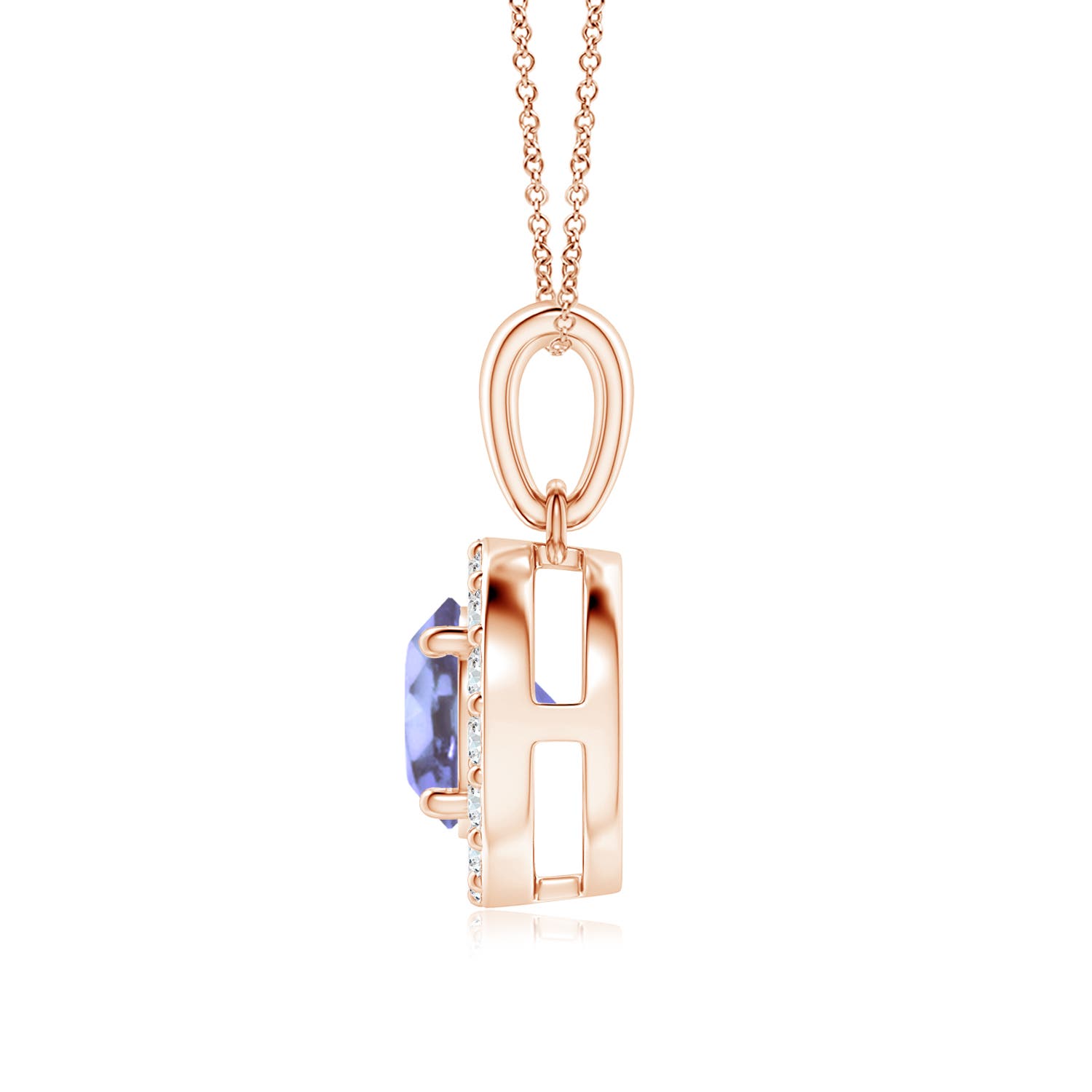 A - Tanzanite / 1.11 CT / 14 KT Rose Gold