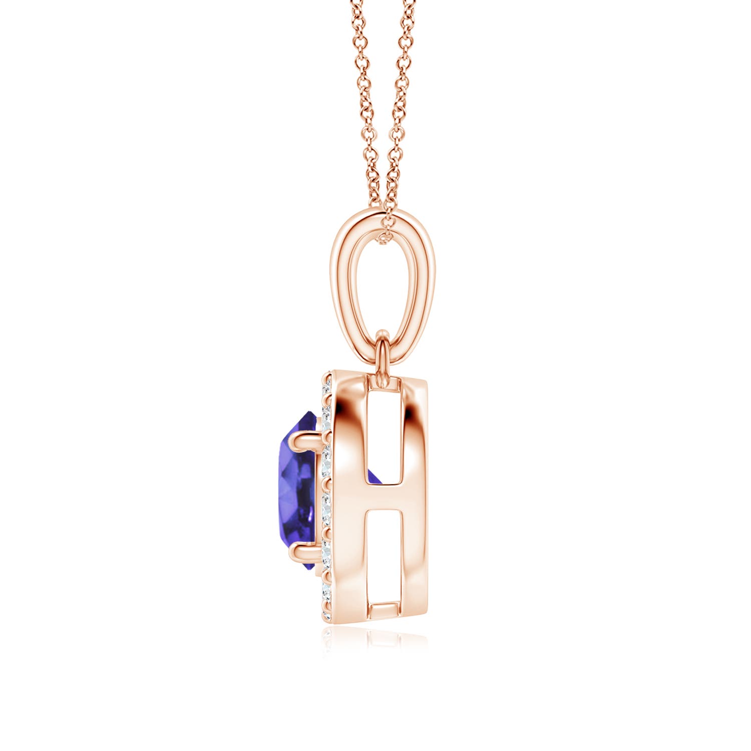 AA - Tanzanite / 1.11 CT / 14 KT Rose Gold