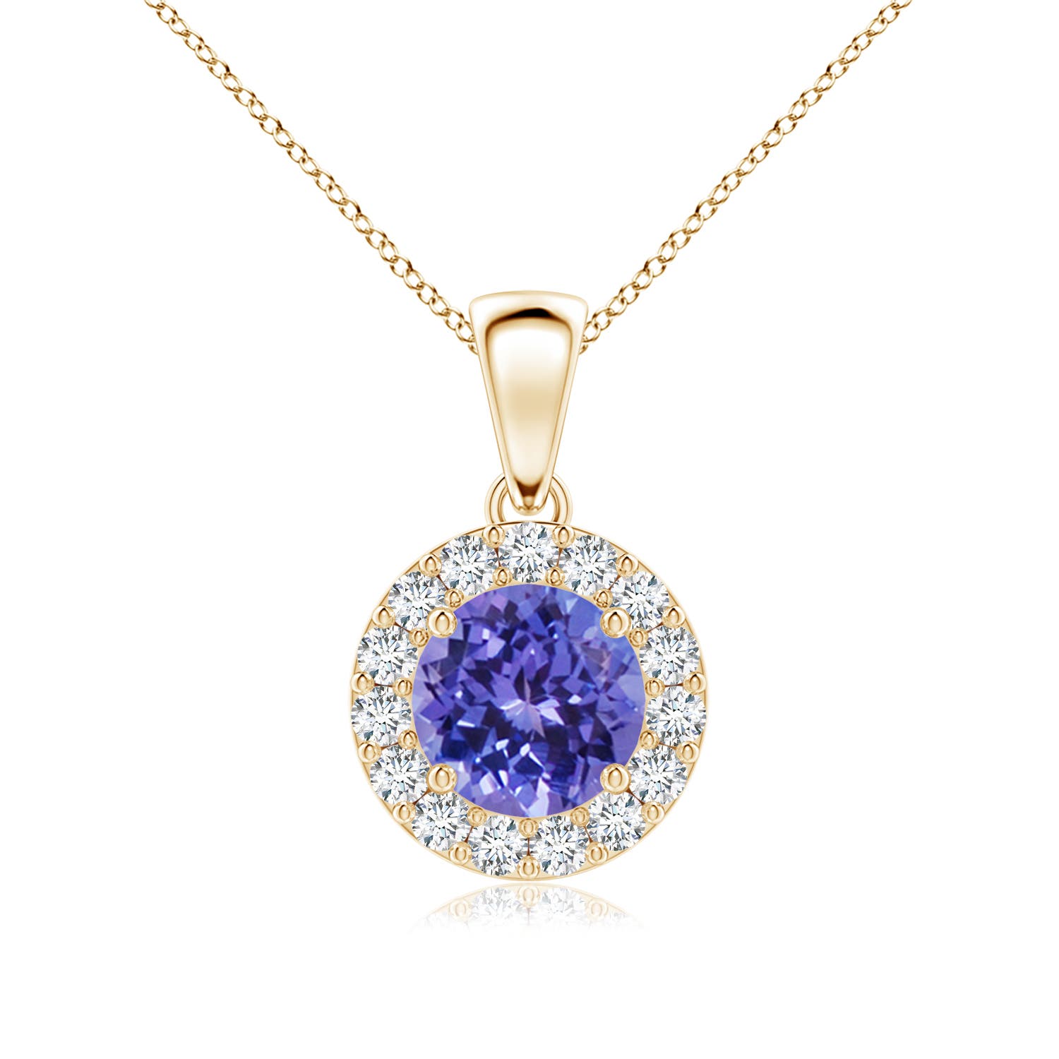 AA - Tanzanite / 1.11 CT / 14 KT Yellow Gold