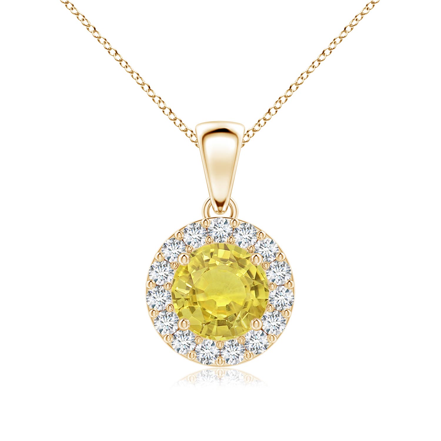 AA - Yellow Sapphire / 1.84 CT / 14 KT Yellow Gold