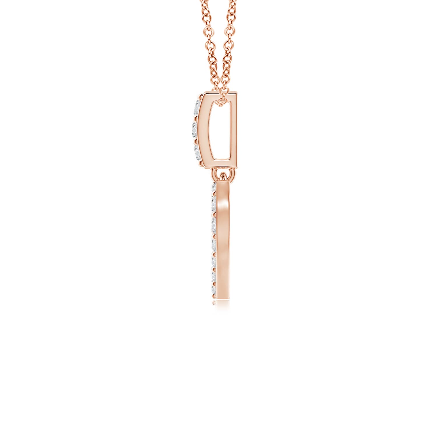 H, SI2 / 0.25 CT / 14 KT Rose Gold