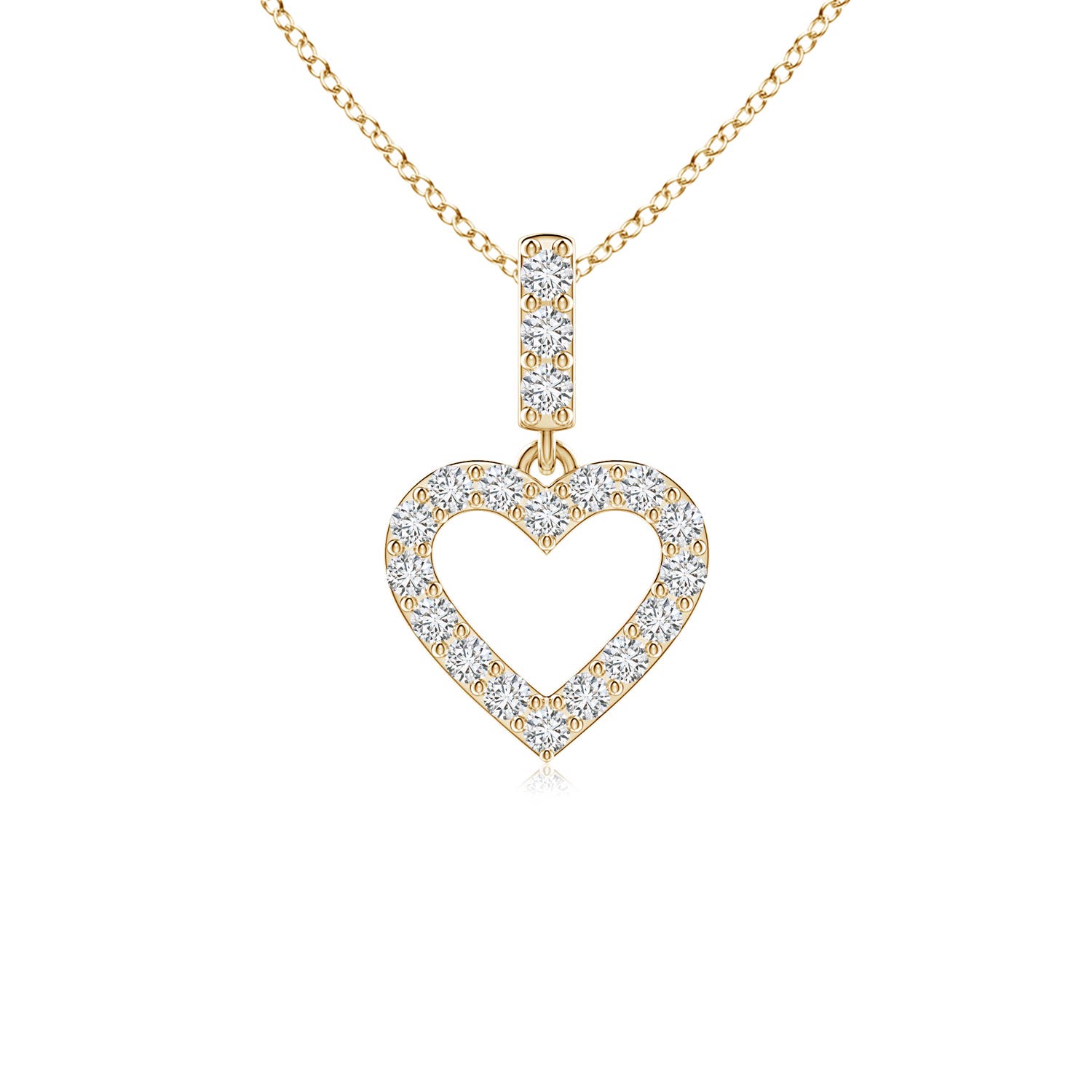 H, SI2 / 0.25 CT / 14 KT Yellow Gold